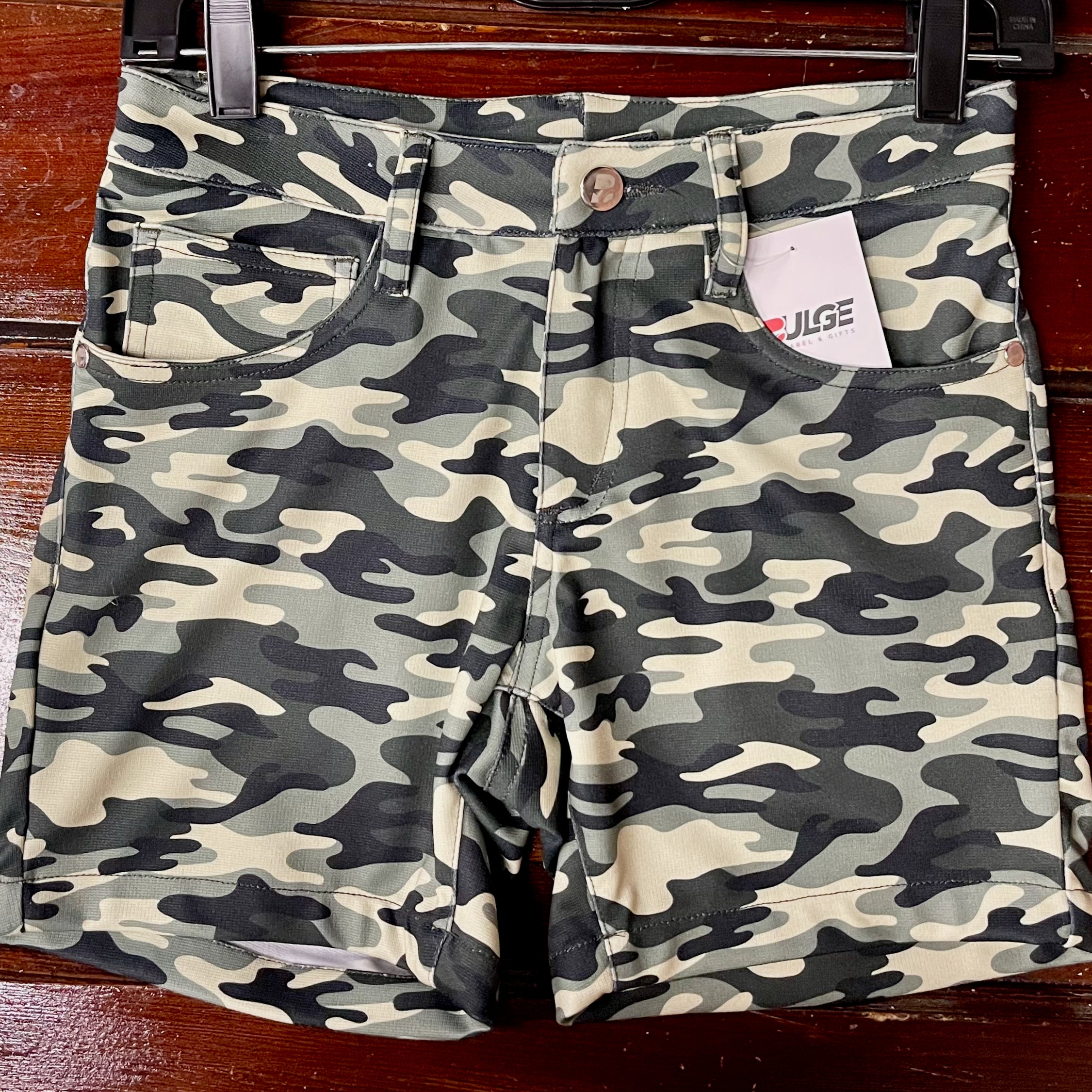 BULGE Printed Stretch Shorts - Camo